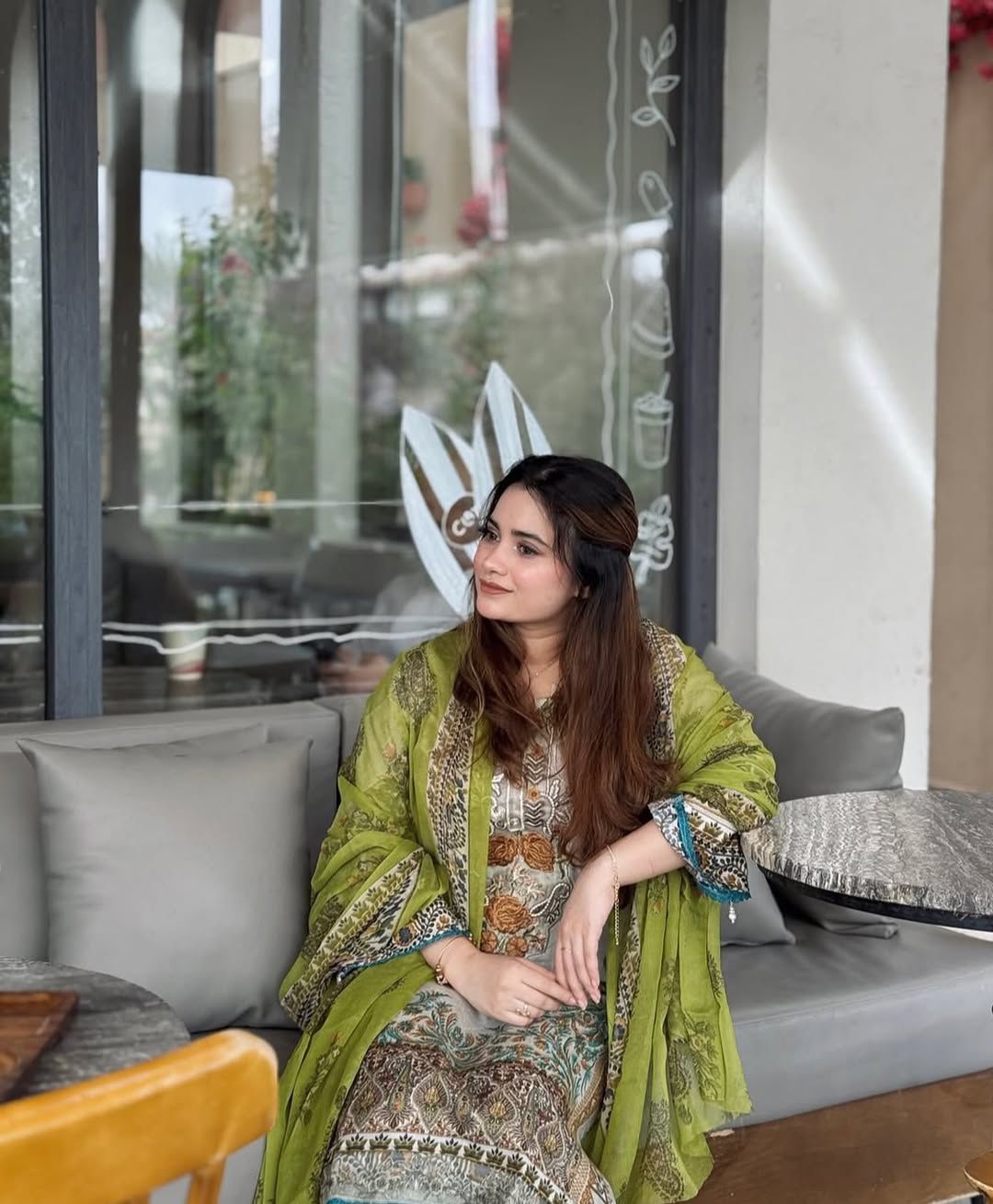 The Olive Grove Ensemble kurti set (YD-087)