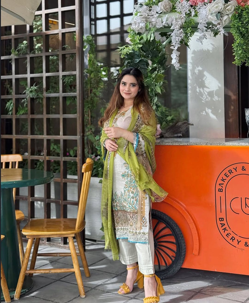 The Olive Grove Ensemble kurti set (YD-087)