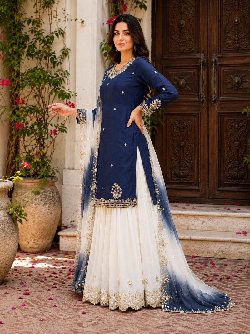 Royal Blue Grace Suit Set - Blue (1041)