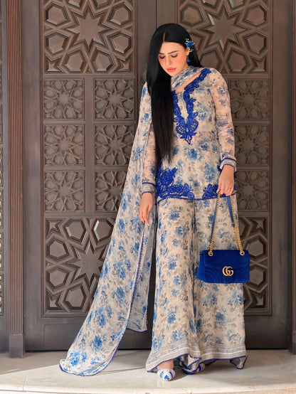 Neelam Floral Shrara Set (5352)