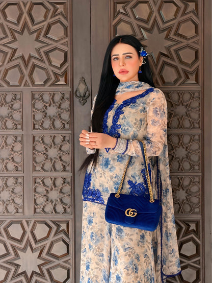 Neelam Floral Shrara Set (5352)
