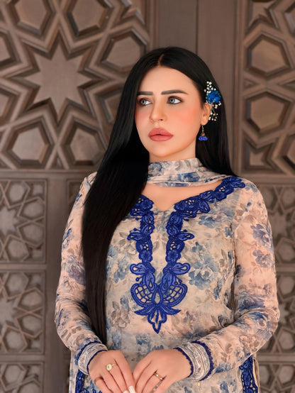 Neelam Floral Shrara Set (5352)