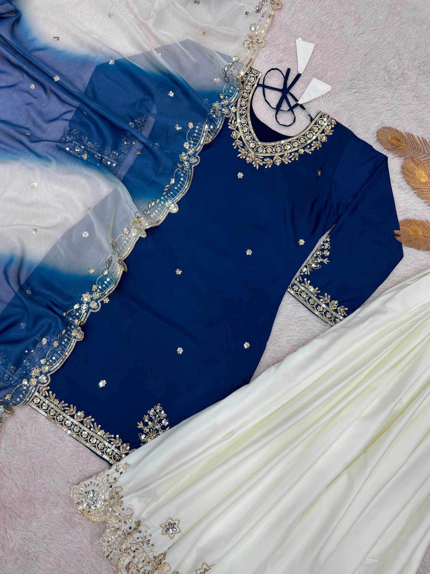 Royal Blue Grace Suit Set - Blue (1041)