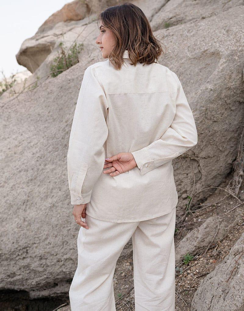 Ivory Muse Modern Co-ord Set