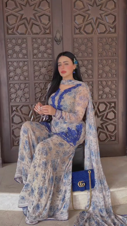 Neelam Floral Shrara Set (5352)